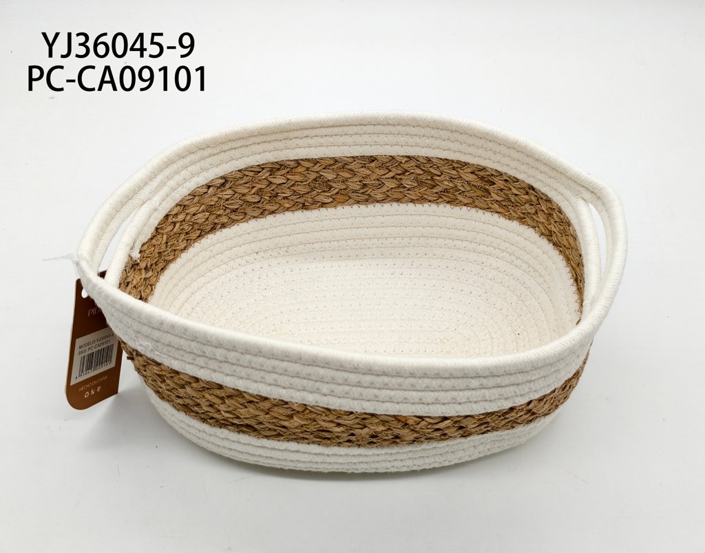 [PC-CA09101] Canasto Organizador Trenzado