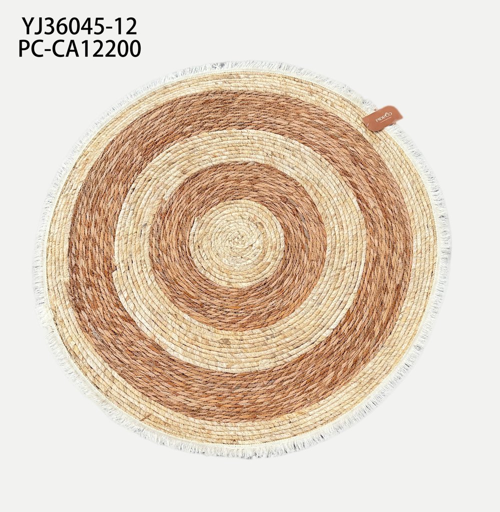 [PC-CA12200] Alfombra Redonda de Junco