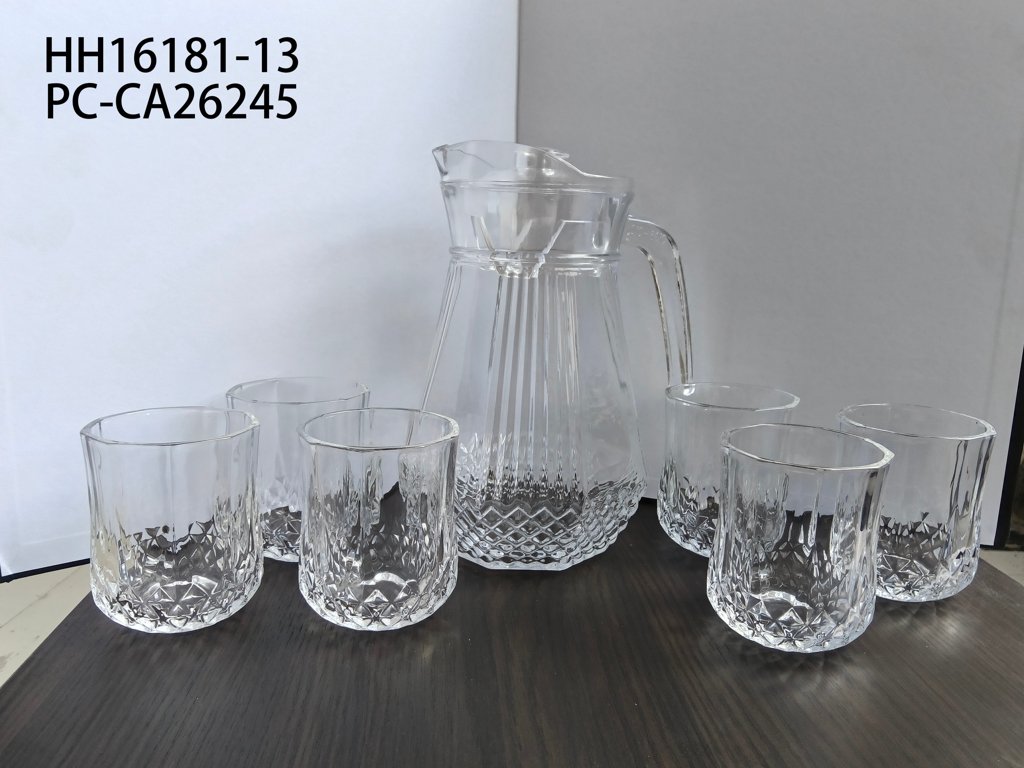 [PC-CA26245] Juego de jarra y vasos x7