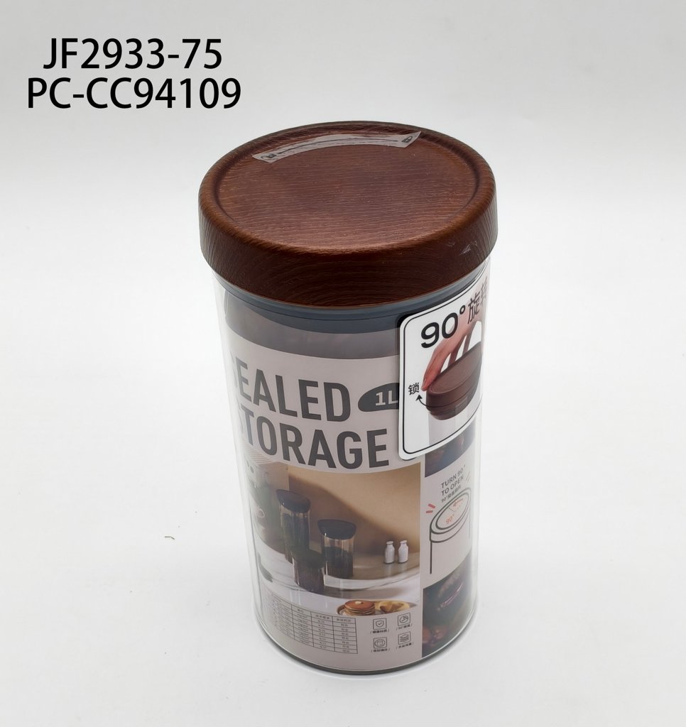 [PC-CC94109] Frasco Hermético de Vidrio con Tapa de Bambú