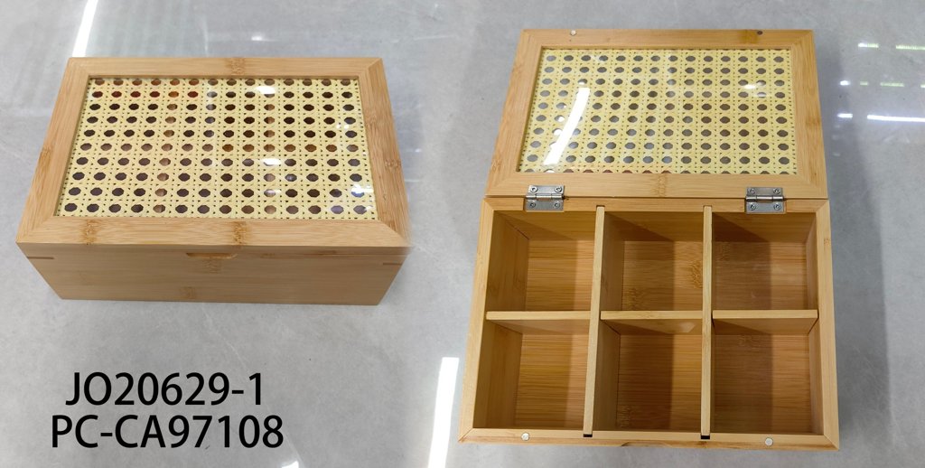 [PC-CA97108] Caja de té de bambú