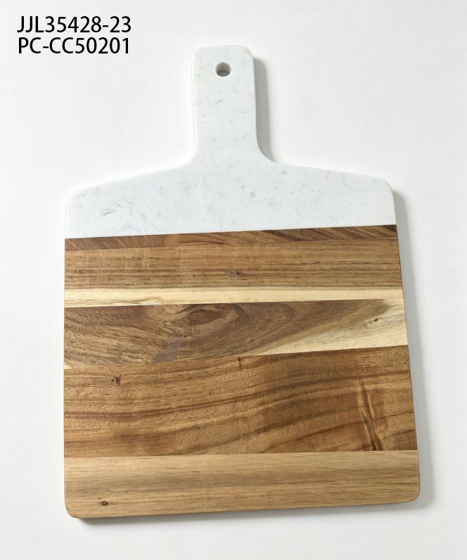 [PC-CC50201] Tabla para quesos con placa de mármol