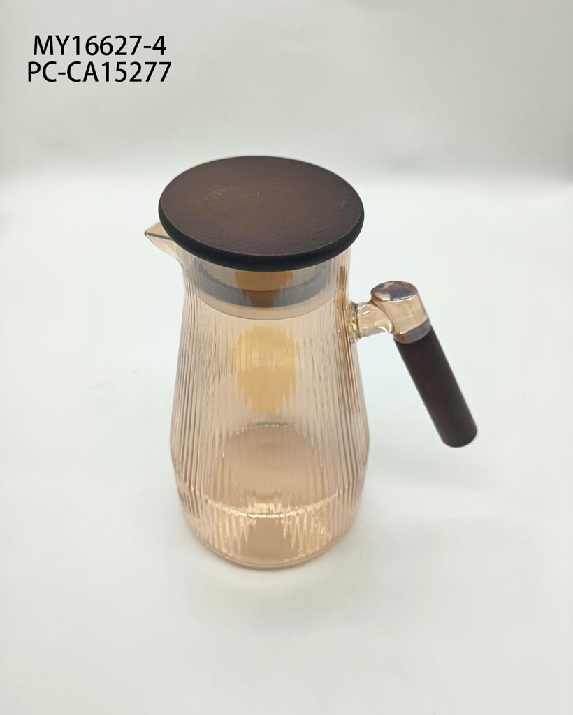 [PC-CA15277] Jarra Vidrio Mango Madera