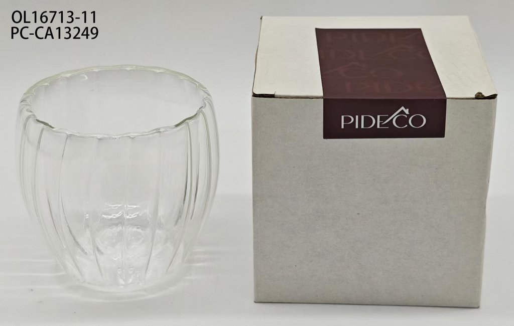 [PC-CA13249] Vaso de Vidrio de Doble Pared