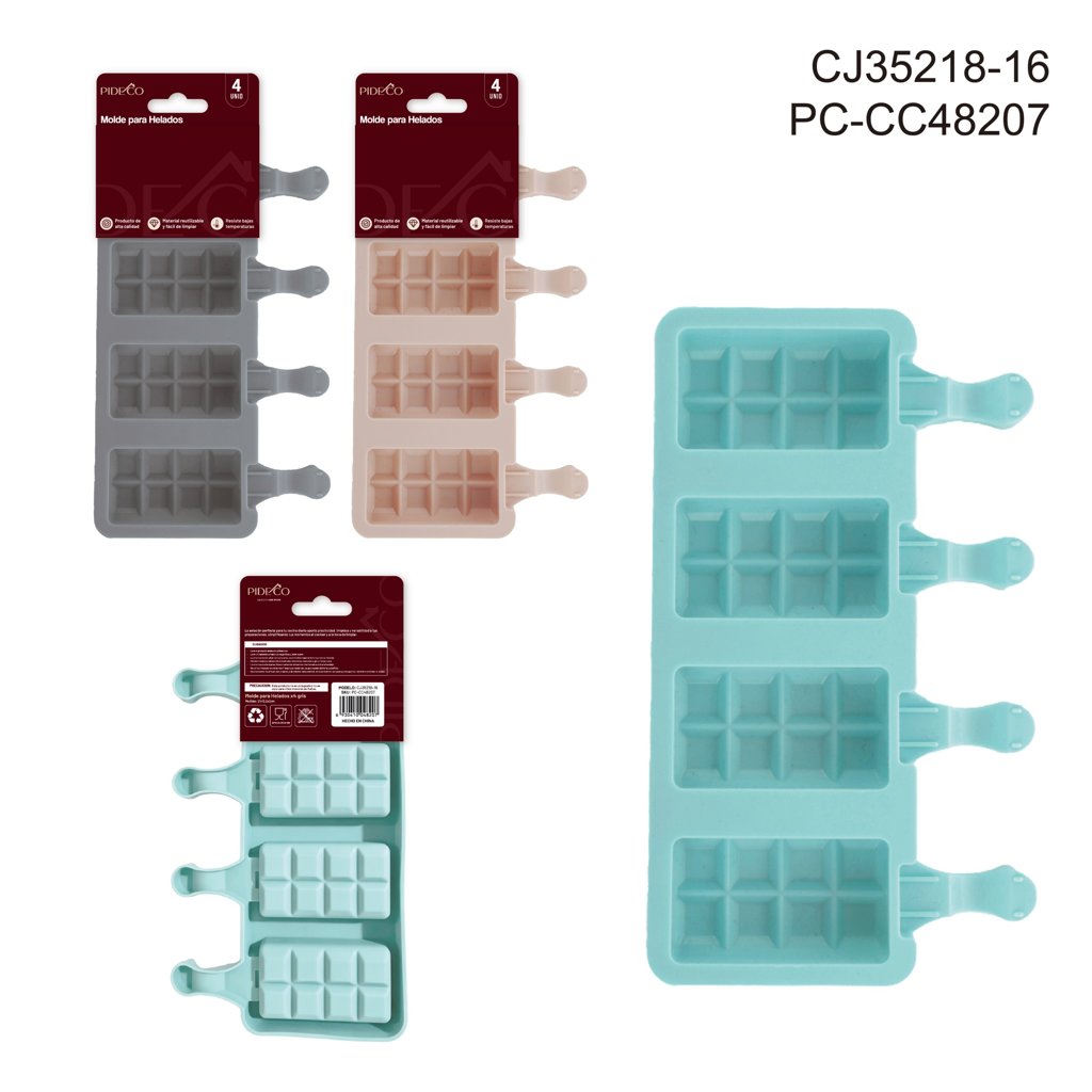 [PC-CC48207] Molde para Helados x4 gris
