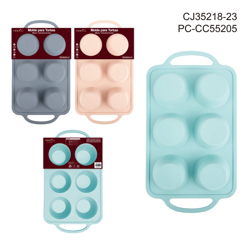 [PC-CC55205] Molde para Torta de Silicona con Aro de Acero Inoxidable